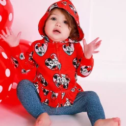 Posh Peanut French Terry Long Sleeve Ruffled Zippered Hoodie Sale