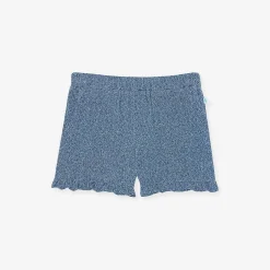 Posh Peanut French Terry Ruffled Shorts Shop