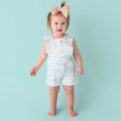 Posh Peanut French Terry Short Overalls Best