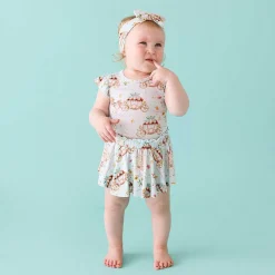 Posh Peanut French Terry Skater Bummie Hot
