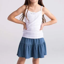 Posh Peanut French Terry Skater Skirt New