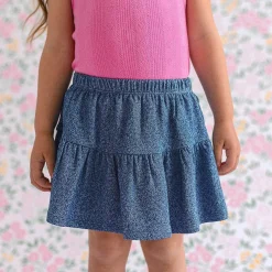 Posh Peanut French Terry Skater Skirt New