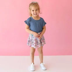 Posh Peanut French Terry Skater Skirt Discount