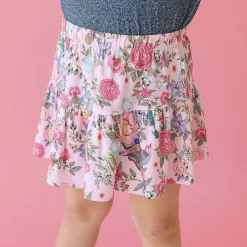 Posh Peanut French Terry Skater Skirt Discount