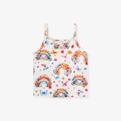 Posh Peanut Girls' Picot Cami Best