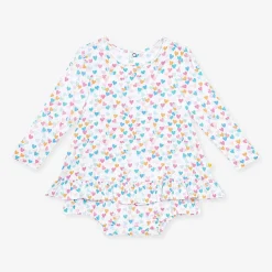 Posh Peanut Long Sleeve Bubble Romper Dress Online