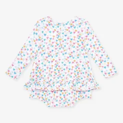 Posh Peanut Long Sleeve Bubble Romper Dress Online