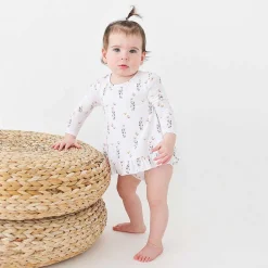 Posh Peanut Long Sleeve Bubble Romper Dress Sale