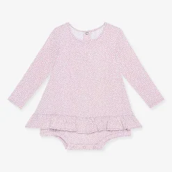 Posh Peanut Long Sleeve Bubble Romper Dress Fashion