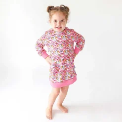 Posh Peanut Long Sleeve Hoodie Sweatshirt Dress Clearance