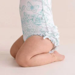 Posh Peanut Long Sleeve Ruffled Rash Guard Swimsuit Sale