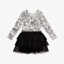 Posh Peanut Long Sleeve Tulle Dress Best Sale