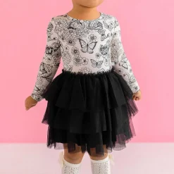 Posh Peanut Long Sleeve Tulle Dress Best Sale