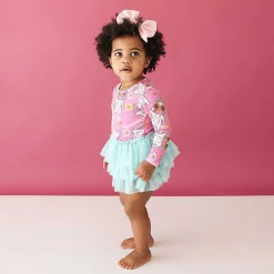 Posh Peanut Long Sleeve Tulle Skirt Bodysuit Best Sale