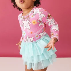 Posh Peanut Long Sleeve Tulle Skirt Bodysuit Best Sale