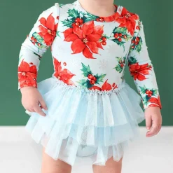Posh Peanut Long Sleeve Tulle Skirt Bodysuit Online