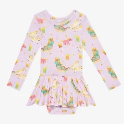 Posh Peanut Long Sleeve Twirl Skirt Bodysuit Cheap