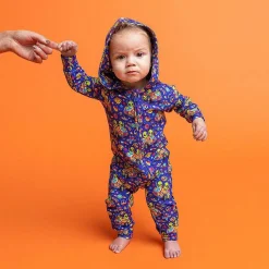 Posh Peanut Long Sleeve Zippered Hooded Romper Best Sale