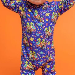 Posh Peanut Long Sleeve Zippered Hooded Romper Best Sale