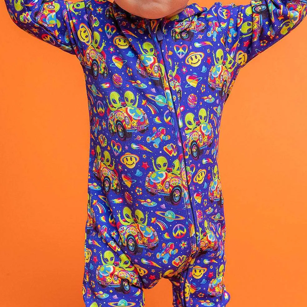 Posh Peanut Long Sleeve Zippered Hooded Romper Best Sale