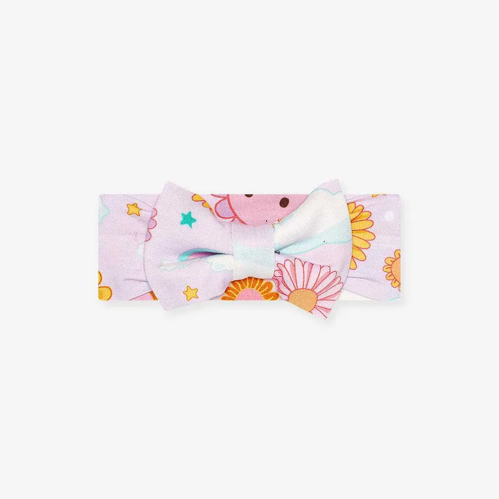 Posh Peanut Luxe Bow Headwrap New