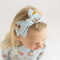 Posh Peanut Luxe Bow Headwrap New