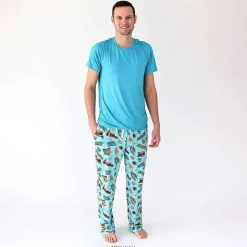 Posh Peanut Men'S Short Sleeve Loungewear Hot