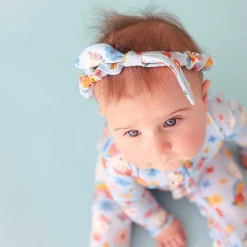 Posh Peanut Micro Bow Headwrap Set New