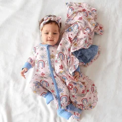 Posh Peanut Minky Ruffled Luxette Patoo® Blanket Online