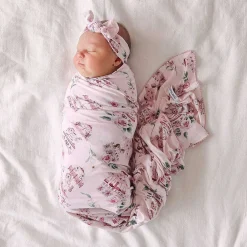 Posh Peanut Picot Swaddle Set Best
