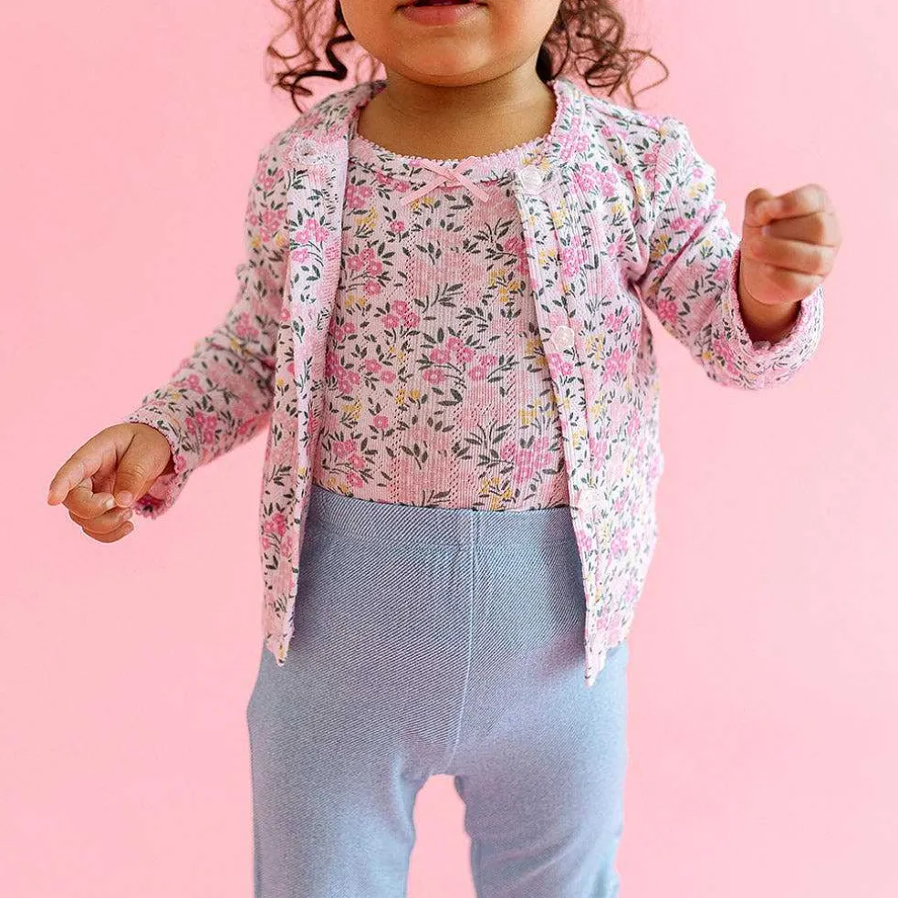 Posh Peanut Pointelle Cardigan Cheap