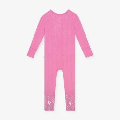 Posh Peanut Pointelle Convertible One Piece New