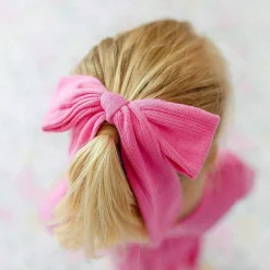 Posh Peanut Pointelle Luxe Bow Hair Clip Cheap