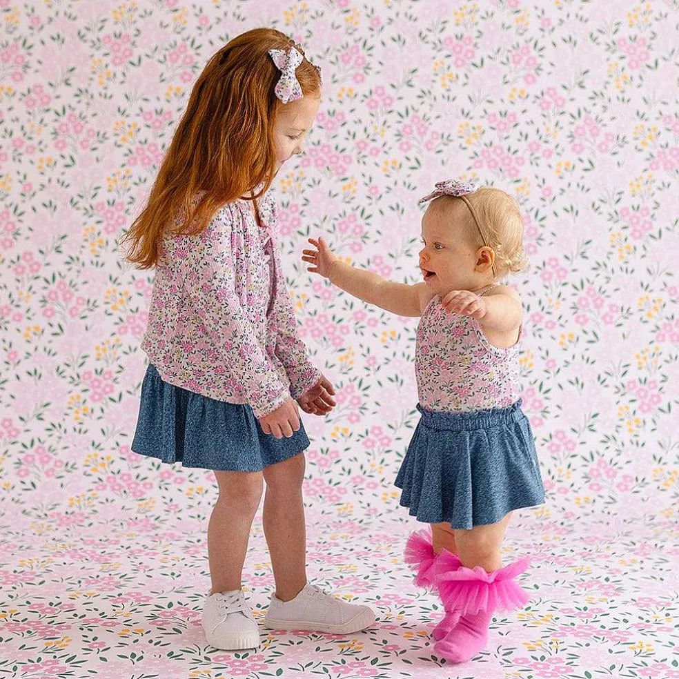Posh Peanut Pointelle Mini Bow Hair Clips Discount