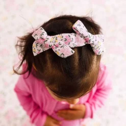 Posh Peanut Pointelle Mini Bow Hair Clips Discount