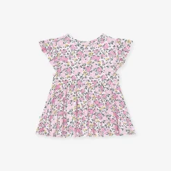 Posh Peanut Pointelle Peplum Bummie Set Cheap