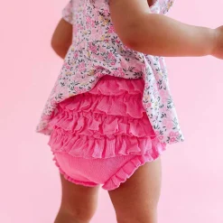 Posh Peanut Pointelle Peplum Bummie Set Cheap