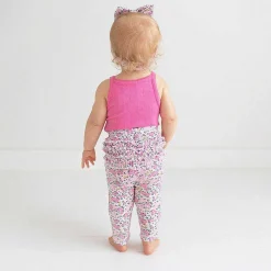 Posh Peanut Pointelle Ruffled Bum Leggings Best Sale