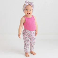 Posh Peanut Pointelle Ruffled Bum Leggings Best Sale