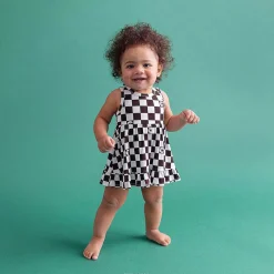Posh Peanut Racerback Ruffled Bodysuit Dress Store