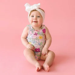 Posh Peanut Reversible One Piece Swimsuit New