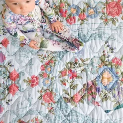 Posh Peanut Reversible Quilted Patoo® Blanket Best Sale