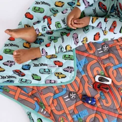 Posh Peanut Reversible Quilted Patoo® Blanket Cheap