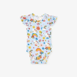 Posh Peanut Ruffled Bodysuit Sale