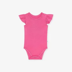 Posh Peanut Ruffled Bodysuit New