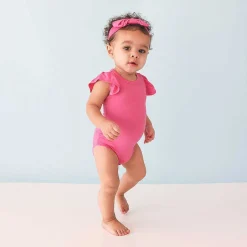 Posh Peanut Ruffled Bodysuit New