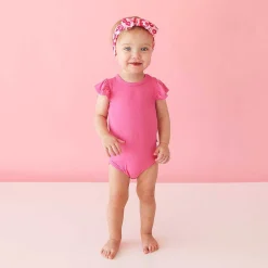 Posh Peanut Ruffled Bodysuit New