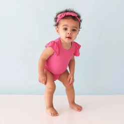 Posh Peanut Ruffled Bodysuit New