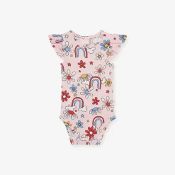 Posh Peanut Ruffled Bodysuit Flash Sale