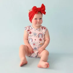 Posh Peanut Ruffled Bodysuit Flash Sale
